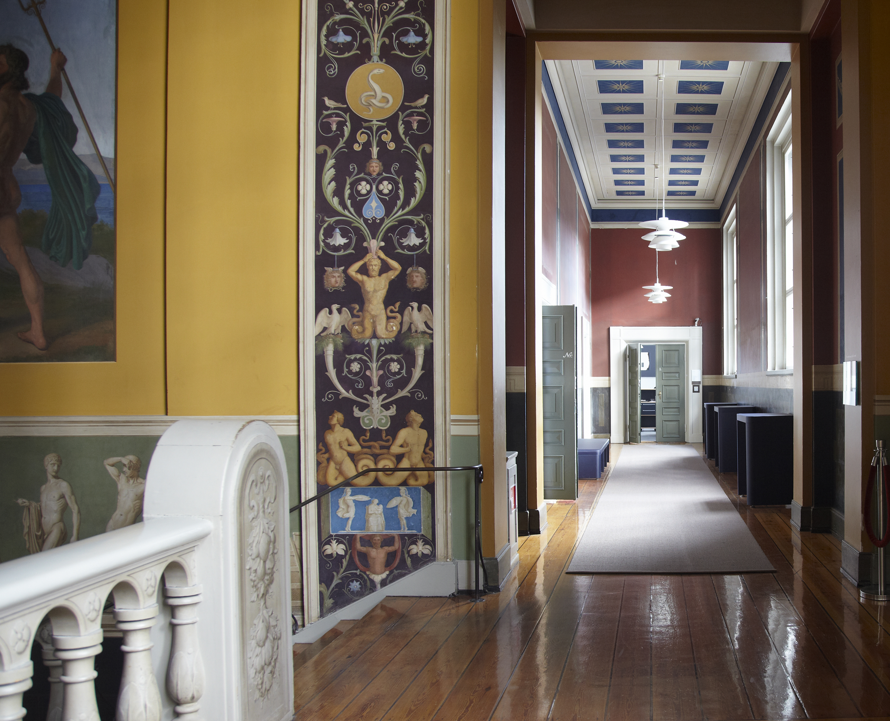 Sisal tæppe løber på Kbh universitet